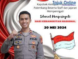 Kapolsek Kertapati Iptu Angga Kurniawan,STrk.,S.I.K Ucapkan Selamat Hari Kebangkitan Nasional Ke-116