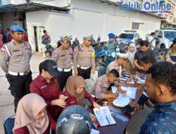 Operasi Patuh Seligi 2024 Polres Bintan, Tim Gabungan Lakukan Pemeriksaan di Jalan.