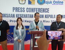 Amsakar- Li Claudia Jalani Pemeriksaan Medis di RSBP Batam