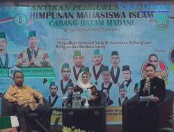 Seminar wawasan Kebangsaan Di Sela Acara Pelantikan HMI MPO Cabang Batam Madani Disambut Antusiasme Audien