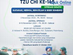 Yayasan Budha Tzu Chi Indonesia dan RSUD Siti Fatimah Gelar Pengobatan Gratis: Polsek Kertapati Beri Edukasi Kesehatan