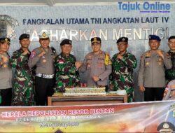 Peringati HUT TNI ke-79, Kapolres Bintan Berikan Kejutan Sebagai Wujud Solidaritas TNI-Polri