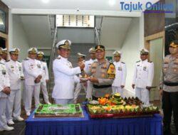 Wakapolresta Barelang Kunjungi Markas TNI Lantamal IV Berikan Ucapan Selamat HUT TNI Ke-79
