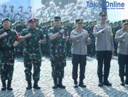 Pangkoopsud I selaku Dansatgas Udara Turut Hadiri Apel Gelar Pasukan Ops Pam VVIP Pelantikan Presiden dan Wakil Presiden RI