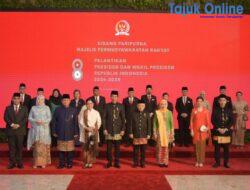 Presiden ke 7 Joko Widodo hadiri Pelantikan Presiden sekaligus Serah terima Kepemimpinan kepada Presiden ke 8 Prabowo Subianto