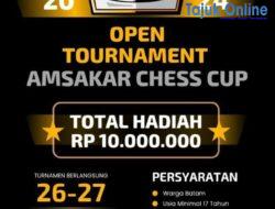 Baru 3 hari yg lalu dibuka Pendaftar Amsakar Chess Cup Sudah Lebih 50 Orang, Ali Muis : Pemain Catur Banyak di Batam ini