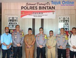 Kapolres Bintan Sambut Kedatangan BPD KKSS Bintan di Polres Bintan