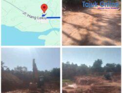 Diduga Aktivitas Cut and Fill Di Jalan Hang Lekiun Nongsa, Belom Mengantongi Izin,, Masih Dalam Kategori Hutan Lindung