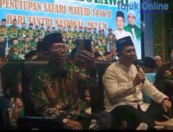 Calon Wali Kota Batam Amsakar Achmad dan Calon Gubernur Kepulauan Riau Ansar Ahmad Hadiri Batam Bersholawat Bersama Ribuan Nahdliyyin