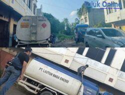 Gudang BBM Ilegal di Ruko Samping Terminal karya Jaya Digerebek Tim Jatanras Polda Sumsel