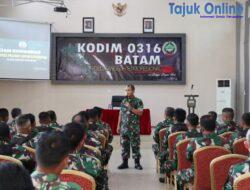 Jam Komandan Dandim 0316/Batam Tekan Kan Personil TNI Netralitas Pilkada Serentak 2024