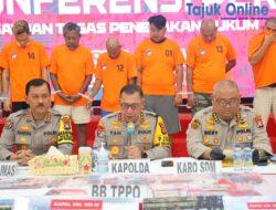 Irjen Pol Yan Fitri Halimansyah Kapolda Kepri Pimpin Konferensi Pers Penindakan Hukum: Polda Kepri Dukung Penuh Program Asta Cita Presiden Wujudkan Kepri Yang Aman Dan Sejahtera