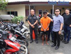 Polsek Lubuk Baja Gelar Konferensi Pers Ungkap Kasus Curanmor yang Viral di Tanjung Uma Kec. Lubuk Baja
