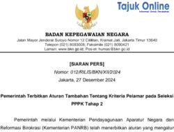 Tenaga NOn-ASN,, Pemerintah Buka Seleksi PPPk Tahap 2