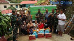 Intensitas Hujan Deras Mengguyur Kota Batam, Kodim 0316/ Beri Bantuan Bagi Warga Seraya Terdampak Tanah Longsor