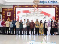 Danrem 044/Gapo dan Staf Silaturahmi dengan Forkopimda Kabupaten Muara Enim