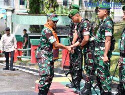 Sambangi Yonif 141/Aneka Yudha Jaya Prakosa, Danrem 044/Gapo Nostalgia Masa di Muara Enim