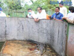 Kapolresta Barelang Tinjau Lokasi Penangkaran Buaya yang Jebol di Pulau Bulan