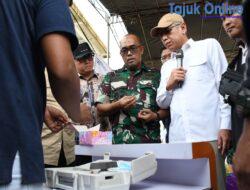 Danrem 044/Gapo Ikuti Kegiatan Peninjauan Serap Gabah Bulog