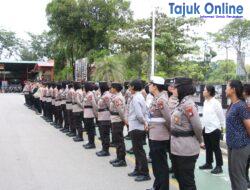 Ciptakan Suasana Nyaman dan Aman, Polresta Barelang Gelar Apel Siaga Antisipasi Libur Panjang Isra Mikraj dan Imlek