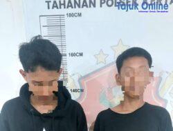 Polsek Kertapati Amankan Dua Pelaku Aksi Tawuran, Kelompok “BM001_PLG” Vs “bupall_8plg”
