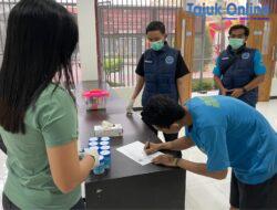 Saat Libur Panjang, Rutan Batam Gelar Razia Gabungan dan Tes Urin kepada Warga Binaan