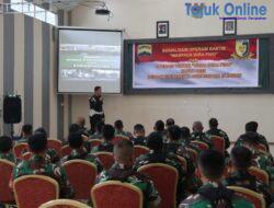 Kodim 0316/Batam ikuti Sosialisasi Ops Gaktib dan Yustisi