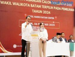 KPU Batam: Amsakar Achmad dan Li Claudia Chandra di Tetapkan Sebagai Pemenang Walikota dan Wakil Walikota Batam