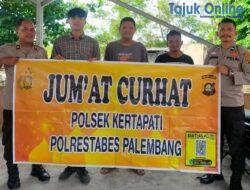 Polsek Kertapati Gelar Jum’at Curhat bersama Masyarakat Keramasan