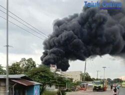 Gudang BBM Payakabung Meledak, Kapolres Ogan Ilir Belum Berikan Keterangan