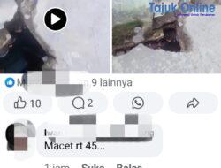 Viral di Medsos, Pasca Pembersihan Saluran Got, Kondisi Rusak Dibiarkan Begitu Saja, Netizen Nyinyir