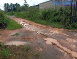 Kondisi Jalan Pertahanan Ujung, Lrg Bahri RT 073 Blok Adi Posay Plaju Belakang Rusak Parah