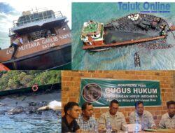 Laut Dicemari, Korporasi Menghilang : Misteri Kapal Limbah Kandas di Perairan Batam