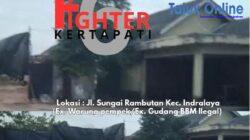 Bau Menyengat dari Gudang CPO Ilegal di Sungai Rambutan Ogan Ilir, Warga Sesak Nafas